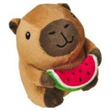 Spot Capybara with Watermelon 4in