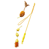 Loopity Loop Mouse Cheese Cat Wand
