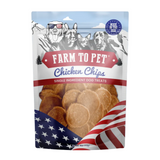 Farm To Pet Americana Chicken Chips Dog Treats 4oz