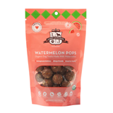 Packaging of Lord Jameson Watermelon Pops dog treats on a white background
