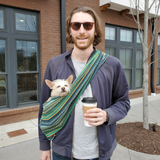 Walking Palm Dog Sling Evergreen Woven