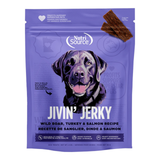 NutriSource Dog Jivin Jerky Wild Boar Turkey Salmon 4oz