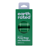 Earth Rated Lavender Poop Bags with Handles 120ct