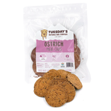 Natural Dog Ostrich Meat Chips 2.5oz