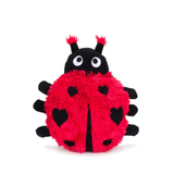 Fab Dog Fluffy Ladybug Dog Toy