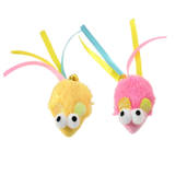 Max & Marlow Mouse with Ribbon Asst Bulk Cat Toy