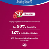 Farmina N&D Cat GF Quinoa Digestion Lamb