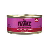Rawz Cat Cans 96% Beef & Beef Liver Pate