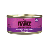Rawz Cat Cans 96% Turkey & Liver