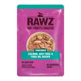 Rawz Cat Shredded Salmon Tuna 2.46oz Pouch