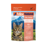 Feline Naturals Cat GF Lamb Salmon Pouch 3oz