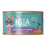 Love Nala Flake Tuna Salmon in Broth 2.8oz