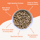 Steve's Quest Cat Raw Nuggets Pork 2lb