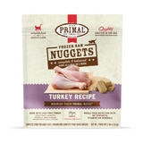 Primal Raw Turkey Nugget Cat 3lb
