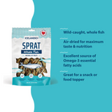 Icelandic Cat Sprats Whole Fish for Cats .85oz