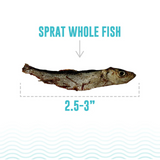 Icelandic Cat Sprats Whole Fish for Cats .85oz