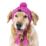 Canado Pooch Dog Polar Pom Pom Hat Pink