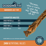 Dogginstix Braided Beef Tripe 24in