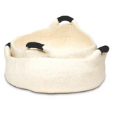 DDKC Wool Handle Basket Black/White