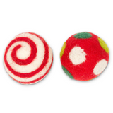 DDKC Holiday Balls 1.5in Cat Toy 2pk