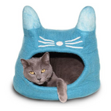 DDKC Cat Face Bed Turquoise