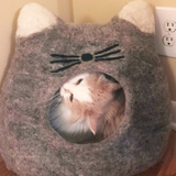 DDKC Cat Face Bed Natural