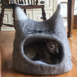 DDKC Cat Face Bed Natural
