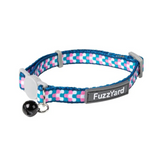FuzzYard Groovelock Cat Collar Teal/Pink