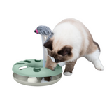 Trixie Cat Activity Crazy Circle With Plush Mouse Green