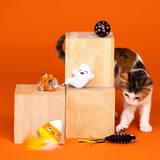 Fringe Sweet Treats Spooky Feat Cat Toy 6pk