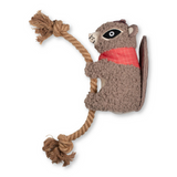 Fringe Chip Mixed Material Dog Toy