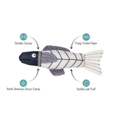 Fringe Something's Fishy Cat Kicker Toy