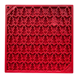 Soda Pup Tree Peace Holiday Lick Mat Red