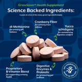 NaturVet GrassSaver Wafers 300ct