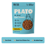 Plato Cat GF Air-Dried Treats Chicken Catnip 2.5oz