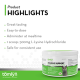 Tomlyn Immune Support L-Lysine Powder 100g