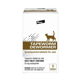 Bayer Tapeworm Dewormer Cat 3ct