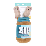 Zippy Paws Burrow Bungee Peanut Butter Jar Toy