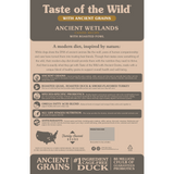 Taste of the Wild Ancient Wetlands 28lb