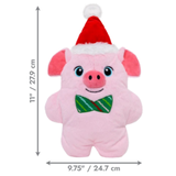 Kong Holiday Snuzzles Pig Dog Toy XL