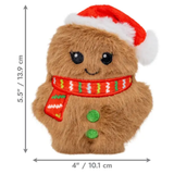 Kong Holiday Snuzzles Gingerbread Dog Toy XS