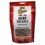 OC Raw Dog Freeze Dried Beef Hearts 4oz
