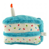 Zippy Paws Plush Birthday Cake Blue