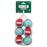 Kong Holiday SqueakAir Tennis Ball 6pk