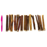 Natural Dog 6in Bully Sticks Natural Scent 8oz