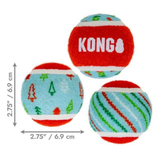 Kong Holiday SqueakAir Tennis Ball 6pk