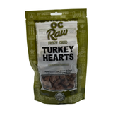 OC Raw Dog Freeze Dried Turkey Hearts 4oz