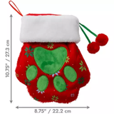 Kong Holiday Red Paw Stocking Large