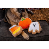 Midlee BOO Sugar Cookie Halloween Plush Dog Toys