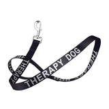 Dogline Black Reflective Nylon Leash